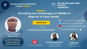 Webinar discussion session- Speaking Truth to Power “Unveiling the Challenges of MSMEs in Nigeria"